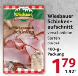 Selgros Wiesbauer Schinkenaufschnitt Angebot