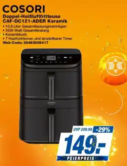 Expert COSORI Doppel-Heißluftfritteuse CAF-DC121-ADER Keramik Angebot