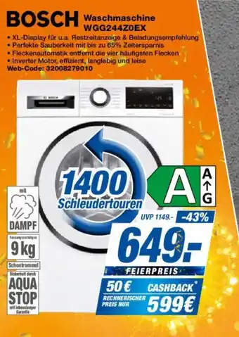 BOSCH Waschmaschine WGG244Z0EX