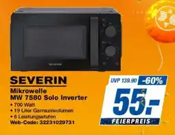 Expert SEVERIN Mikrowelle MW 7580 Solo Inverter Angebot