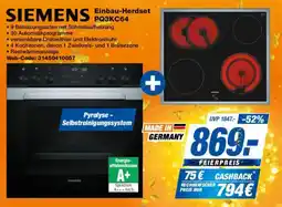Expert SIEMENS Einbau-Herdset PQ3KC64 Angebot