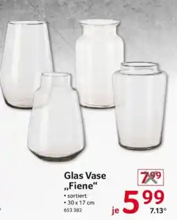 Selgros Glas Vase „Fiene“ Angebot