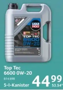 Selgros Liqui Moly Top Tec 6600 0W-20 Angebot