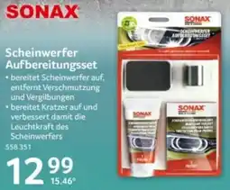 Selgros SONAX Scheinwerfer Aufbereitungsset Angebot