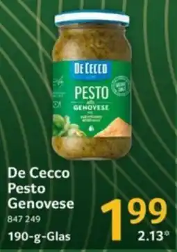 Selgros De Cecco Pesto Genovese Angebot