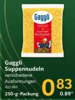 Selgros Gaggli Suppennudeln Angebot