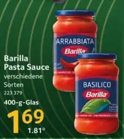 Selgros Barilla Pasta Sauce Angebot