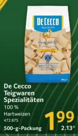 Selgros De Cecco Teigwaren Spezialitäten Angebot