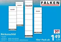 Selgros Rückenschild FALKEN Angebot