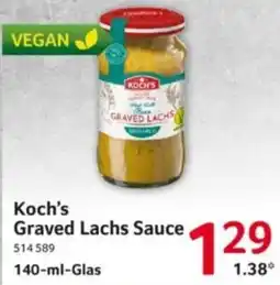 Selgros Koch's Graved Lachs Sauce Angebot