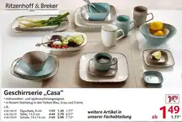 Selgros Geschirrserie „Casa“ Angebot