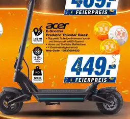 Expert acer E-Scooter Predator Thunder Black Angebot