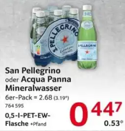 Selgros San Pellegrino Mineralwasser Angebot