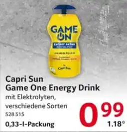 Selgros Capri Sun Game One Energy Drink Angebot