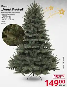 Selgros Baum „Forest Frosted“ Angebot