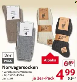 Selgros Alpaka Norwegersocken Angebot