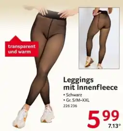 Selgros Leggings mit Innenfleece Angebot