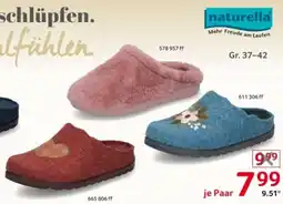Selgros naturella Hausschuhe Angebot
