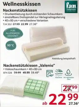Selgros Wellnesskissen Nackenstützkissen Angebot