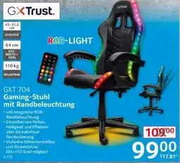 Selgros GXTrust Gaming-Stuhl mit Randbeleuchtung Angebot