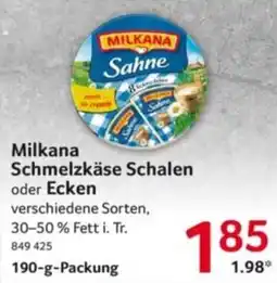 Selgros Milkana Schmelzkäse Schalen Angebot