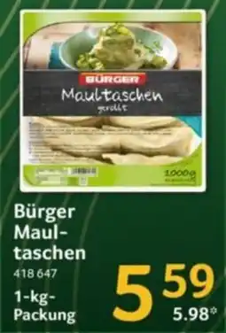 Selgros Bürger Maultaschen Angebot