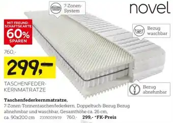 Novel Taschenfederkernmatratze