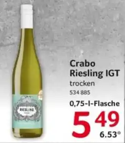 Selgros Crabo Riesling IGT Angebot