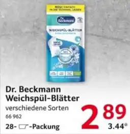 Selgros Dr. Beckmann Weichspül-Blätter Angebot