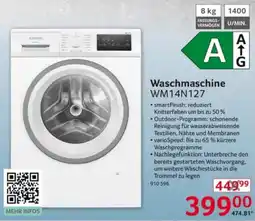 Selgros Waschmaschine WM14N127 Angebot