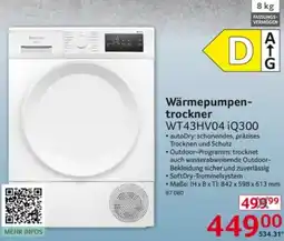 Selgros Wärmepumpentrockner WT43HV04 iQ300 Angebot