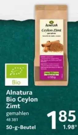 Selgros Alnatura Bio Ceylon Zimt Angebot