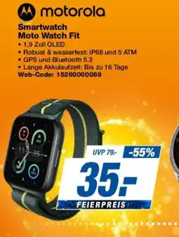 Expert motorola Smartwatch Moto Watch Fit Angebot