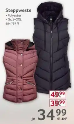Selgros Steppweste Angebot