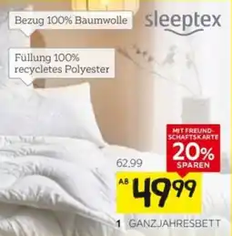 XXXLutz sleep tex GANZJAHRESBETT Angebot