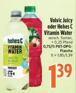 inkoop Volvic Juicy oder Hohes C Vitamin Water Angebot