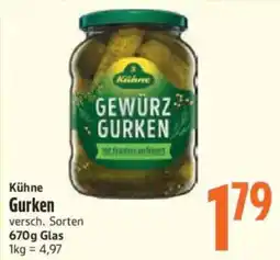 inkoop Kühne Gewürz Gurken Angebot