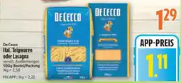 inkoop De Cecco Ital. Teigwaren oder Lasagna Angebot