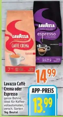 inkoop Lavazza Caffè Crema oder Espresso Angebot