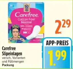 inkoop Carefree Slipeinlagen Angebot