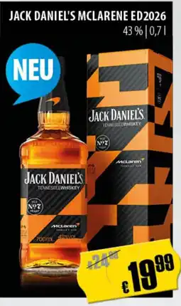 FreeOneShop JACK DANIEL'S MCLARENE ED2026 Angebot