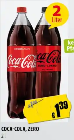 FreeOneShop Coca-Cola, Zero Angebot