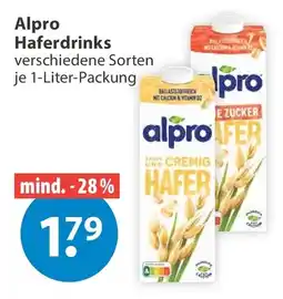 V Markt Alpro Haferdrinks Angebot