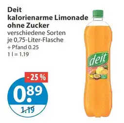 V Markt Deit kalorienarme Limonade ohne Zucker Angebot