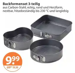 V Markt Backformenset 3-teilig Angebot
