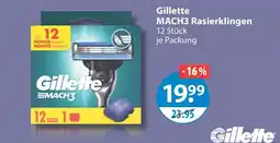 V Markt Gillette MACH3 Rasierklingen Angebot