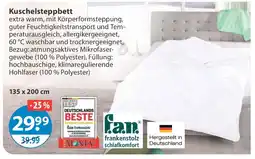 V Markt Kuschelsteppbett fan frankenstolz Angebot
