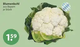 V Markt Blumenkohl aus Bayern Angebot
