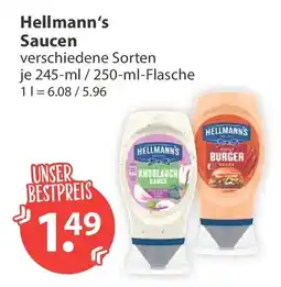 V Markt Hellmann's Saucen Angebot