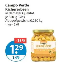 V Markt Campo Verde Kichererbsen Angebot